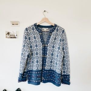 Nordic Knit Cardigan- S
